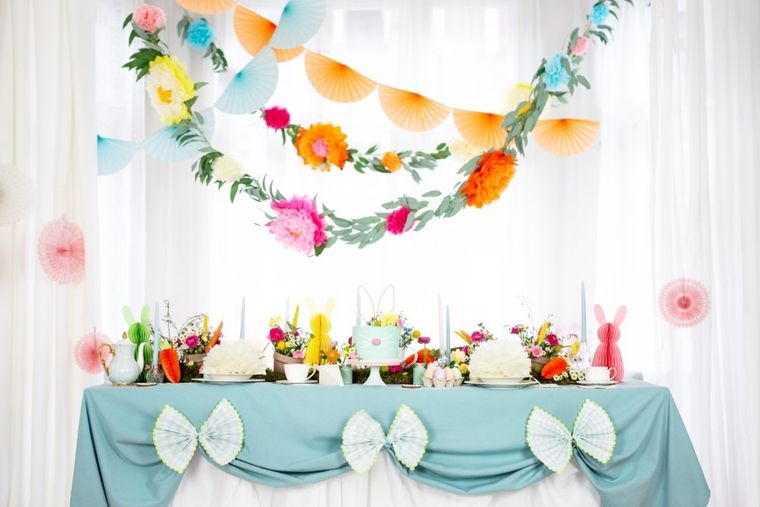 PartyDeco, Uszy Królika, drewniany topper, 20 cm