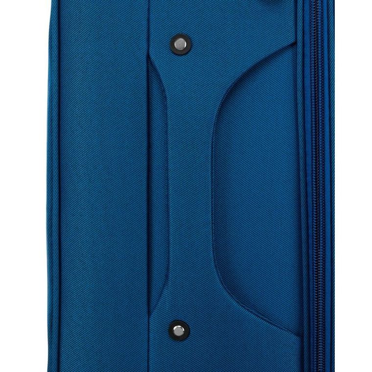 Peterson, lekka walizka, duża, niebiesko-czerwona, 78 cm