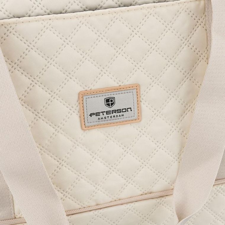 Peterson, torba treningowa, 1-komorowa, beżowa