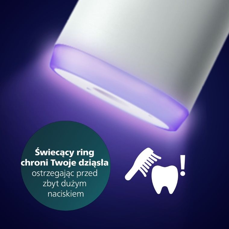 Philips, Sonicare 7100, szczoteczka soniczna z etui, biała, HX7420/01