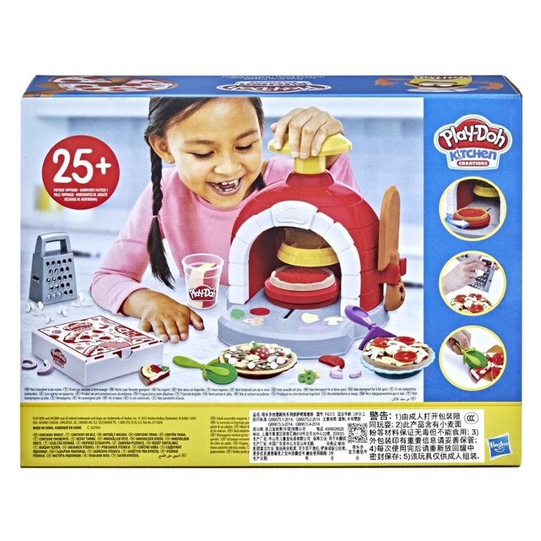 Play-Doh, Kuchenne Dzieła, Piec do pizzy z ciastoliną, zestaw do zabawy