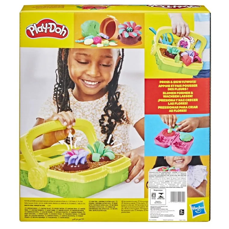Play-Doh, Kwitnące kwiat, zestaw kreatywny, 5 tub