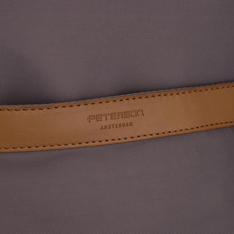 Plecak miejski, szary, Peterson