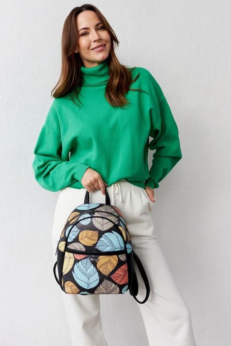 Plecak, mix, skóra ekologiczna, Peterson