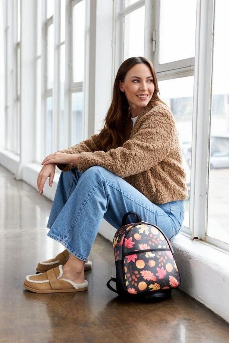 Plecak, mix, skóra ekologiczna, Peterson