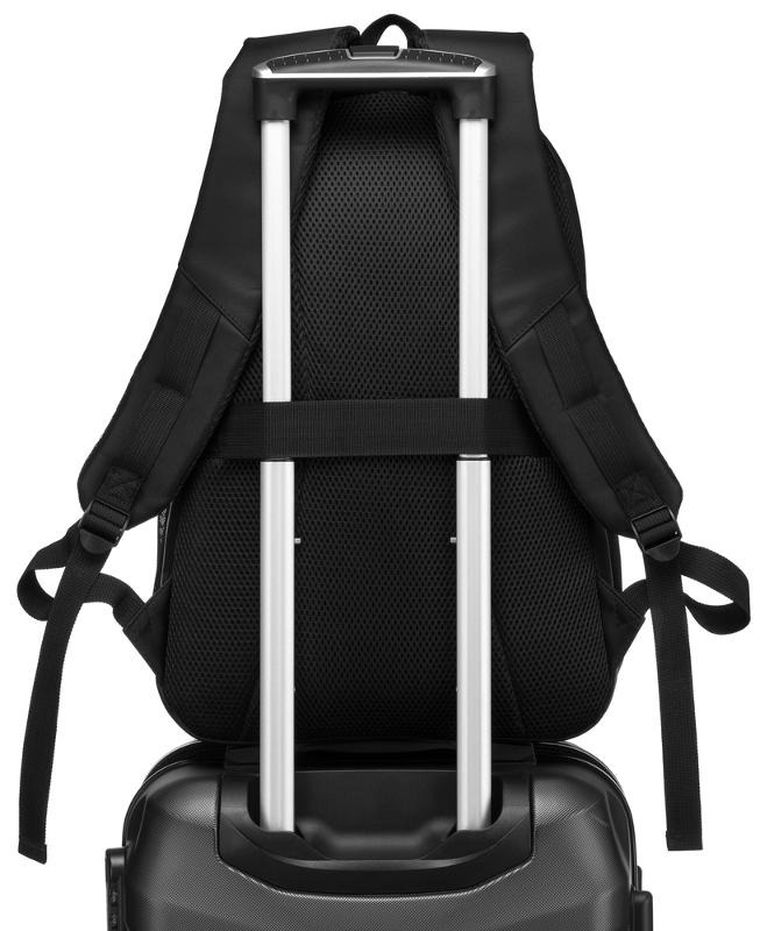 Plecak na laptopa, czarny, Peterson