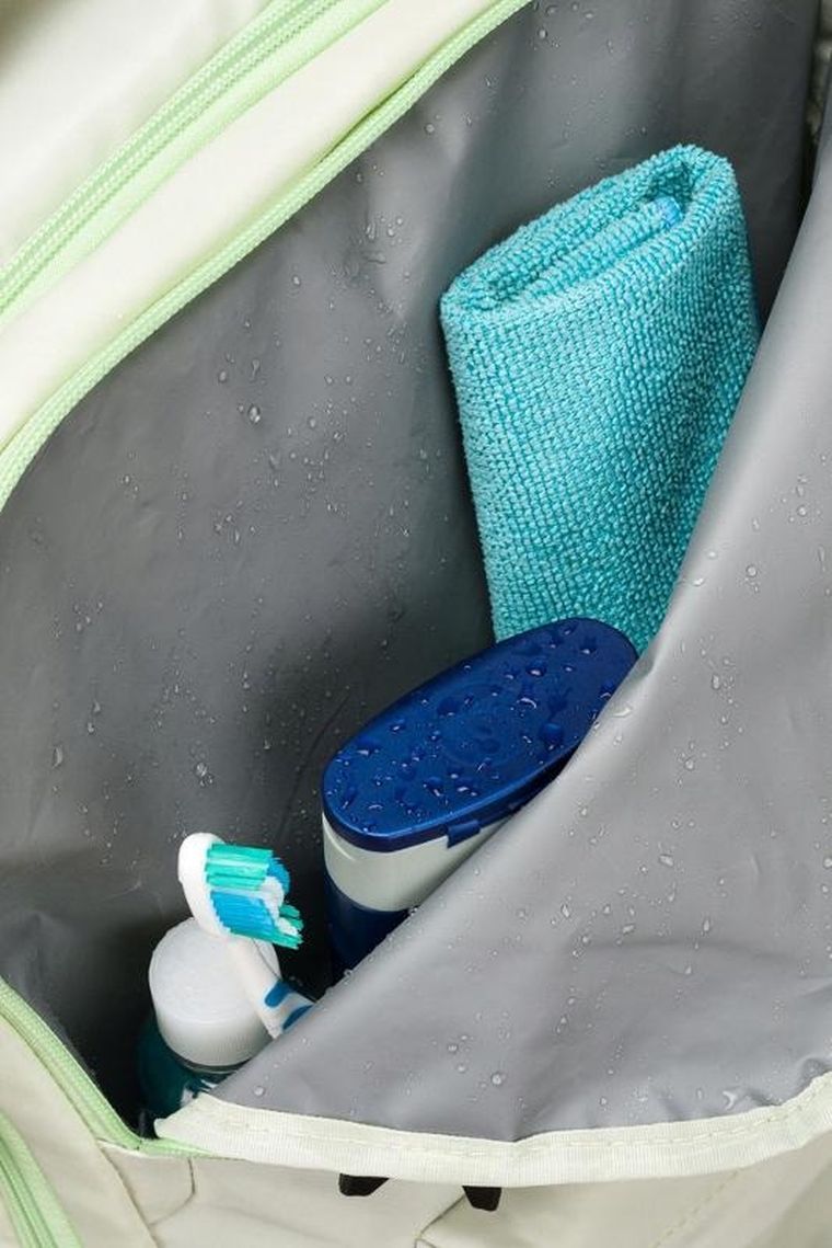 Plecak podróżny, bagaż podręczny do samolotu, beżowy, Peterson