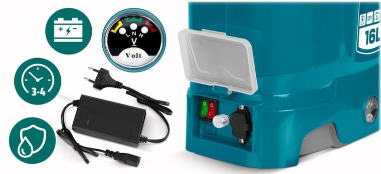 Plonos, opryskiwacz akumulatorowy z mieszalnikiem, PL-604