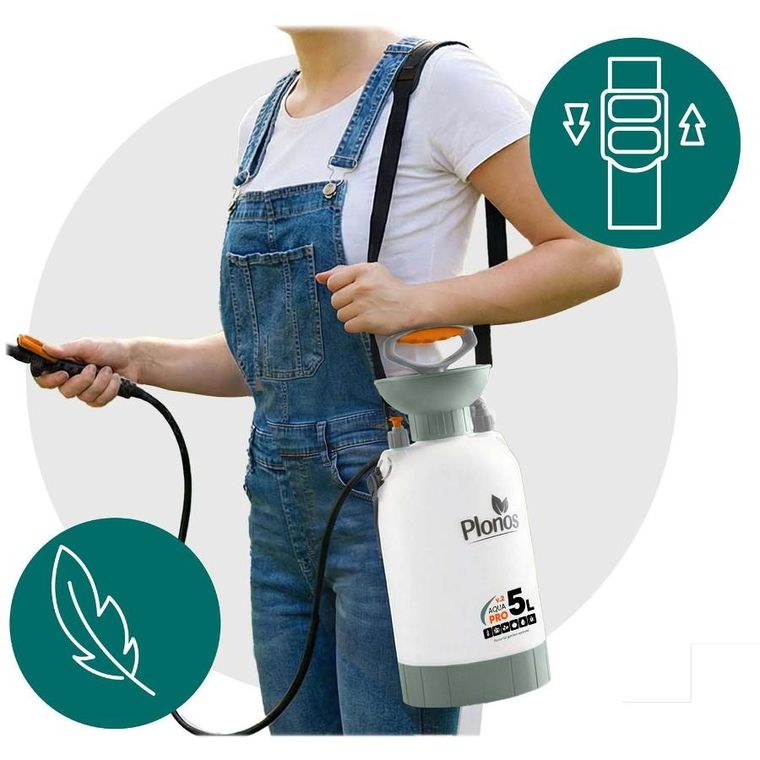 Plonos, opryskiwacz ciśnieniowy, ręczny, 5l