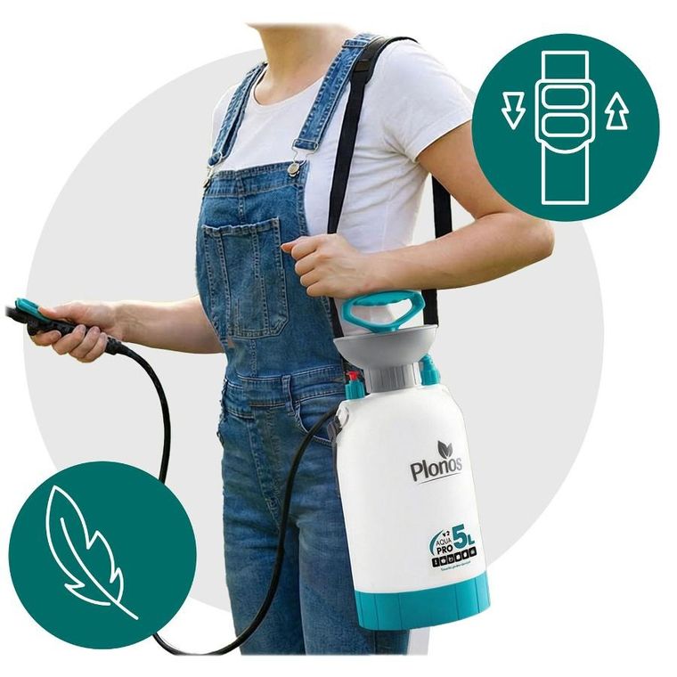 Plonos, opryskiwacz ciśnieniowy, ręczny, 5l