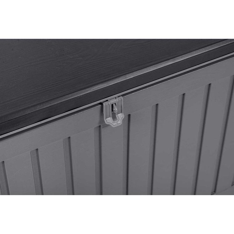 Plonos, skrzynia ogrodowa, szara, 270l, 109-51-55 cm