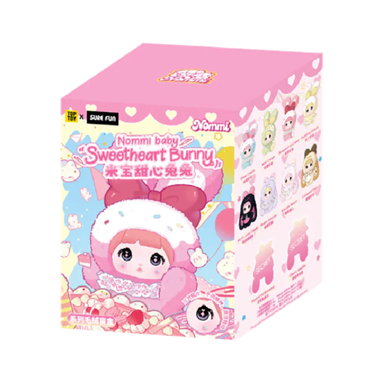 Pop Top, Hi Toy, Nommi, Króliczki, pluszowa figurka z zawieszką, 1 szt.