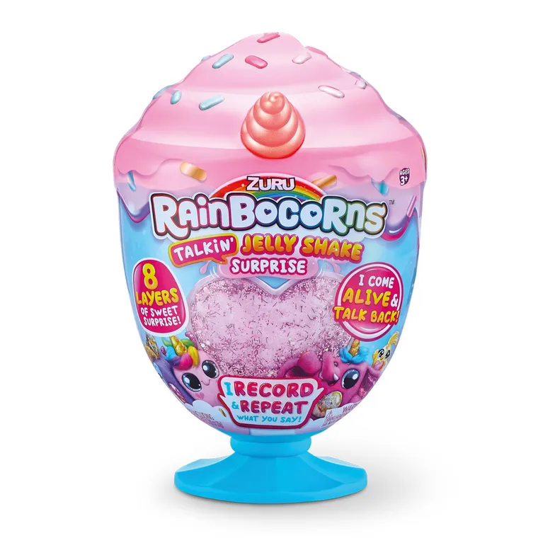 Rainbocorns, pucharek lodowy z mówiącą maskotką