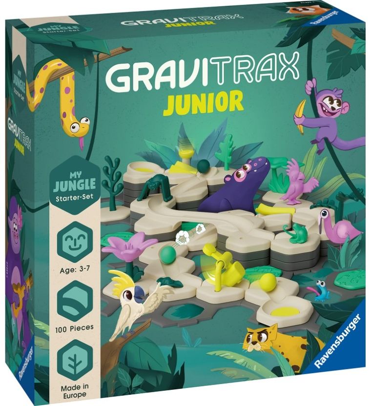 Ravensburger, GraviTrax Junior, Dżungla, zestaw startowy