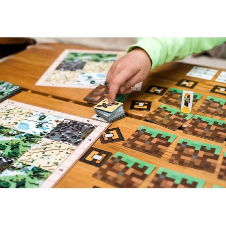 Ravensburger, Minecraft, Builders and Biomes, gra strategiczna