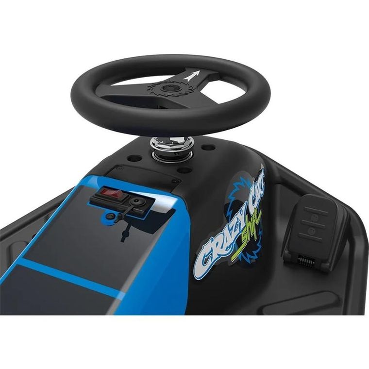 Razor, Crazy Cart Shift, pojazd na akumulator do driftu, blue lithium