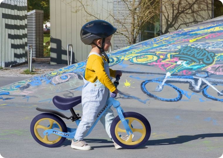 Ricokids, Funnu, rowerek biegowy dla dzieci, niebieski