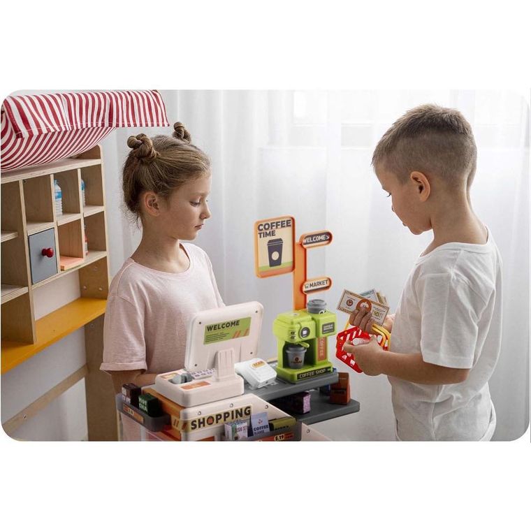 Ricokids, interaktywna kasa sklepowa, zestaw z akcesoriami