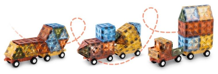 Ricokids, klocki magnetyczne, 100 elementów