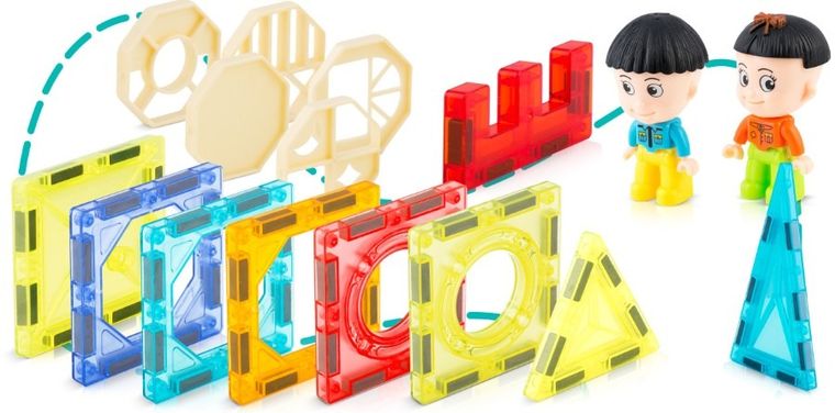 Ricokids, Wieża, klocki magnetyczne, 98 elementów