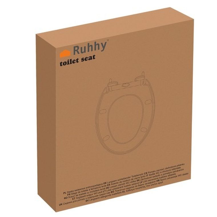 Ruhhy, deska sedesowa, wolnoopadająca