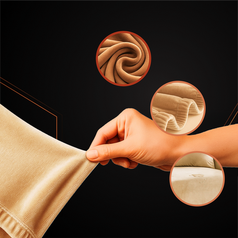 Ruhhy, pokrowiec na kanapę, beżowy, 190-230 cm