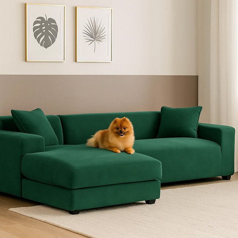 Ruhhy, pokrowiec na kanapę, zielony, 145-185 cm