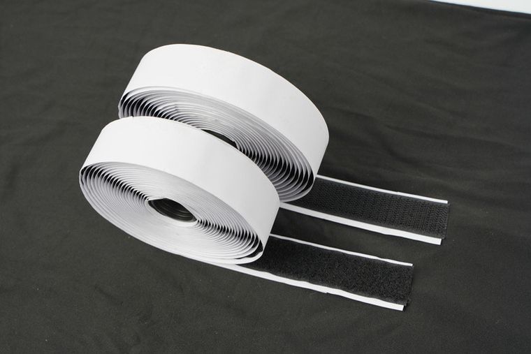 Ruhhy, rzep samoprzylepny, czarny, 5m x 2,5cm