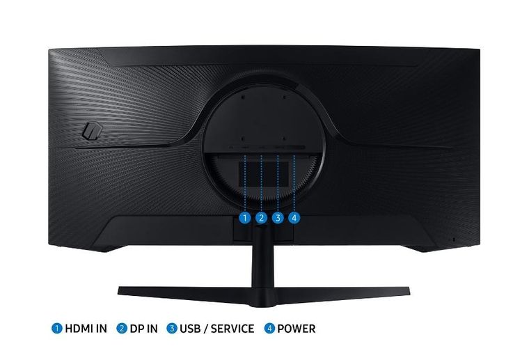 Samsung, monitor, ODYSSEY G5 LED 34", LC34G55TWWPXEN