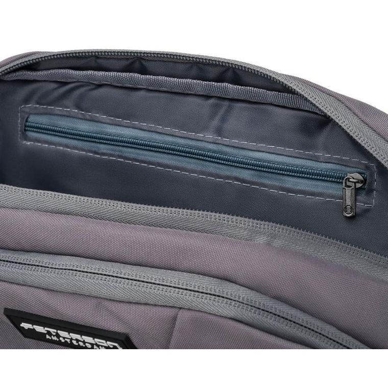 Saszetka na biodro, nerka, ciemnoszara, Peterson