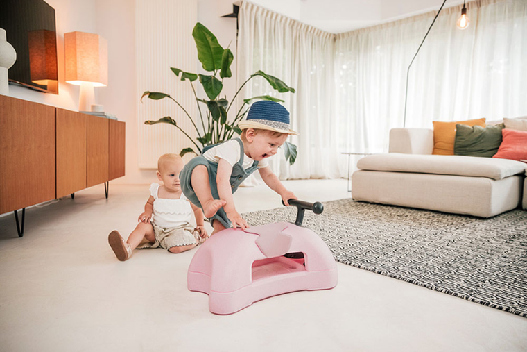 Scoot & Ride, My First, ewolucyjny jeździk pchacz, rose, 3w1