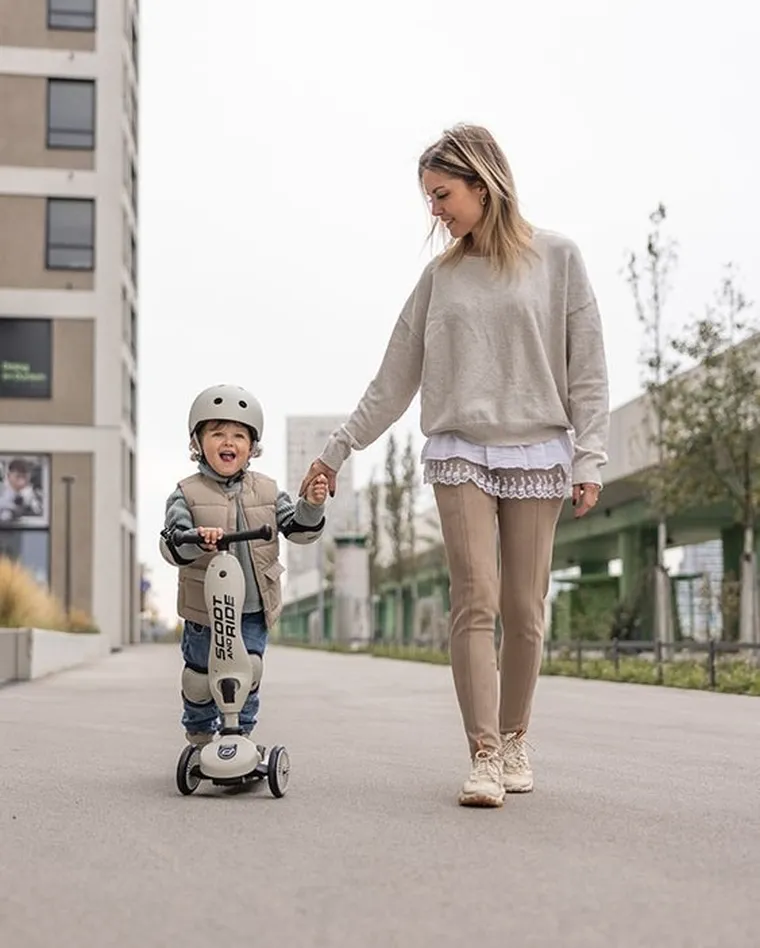 Scoot & Ride, zestaw ochraniaczy dla dzieci, Ash, rozmiar XXS