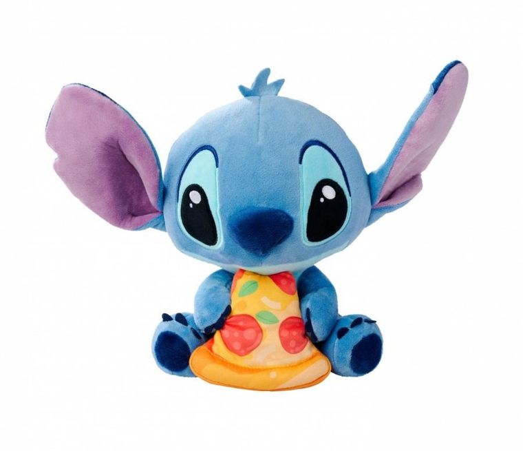 Simba, Lilo i Stitch, maskotka, z pizzą, 25 cm