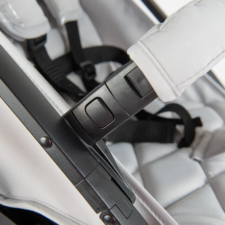 Smiki, Thunder Pro, wózek spacerowy, czarna rama, szaro-srebrny