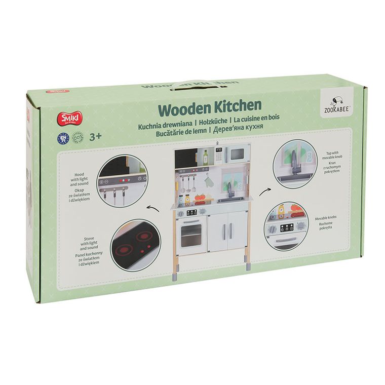 Smiki, Zookabee, kuchnia drewniana z akcesoriami
