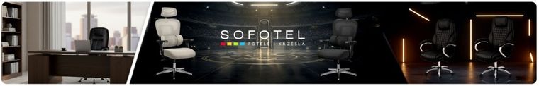 Sofotel, fotel gabinetowy, czarny
