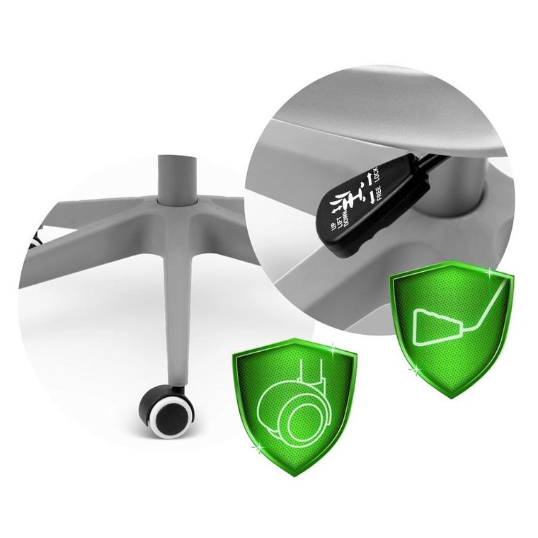 Sofotel, Labi, fotel biurowy, szary