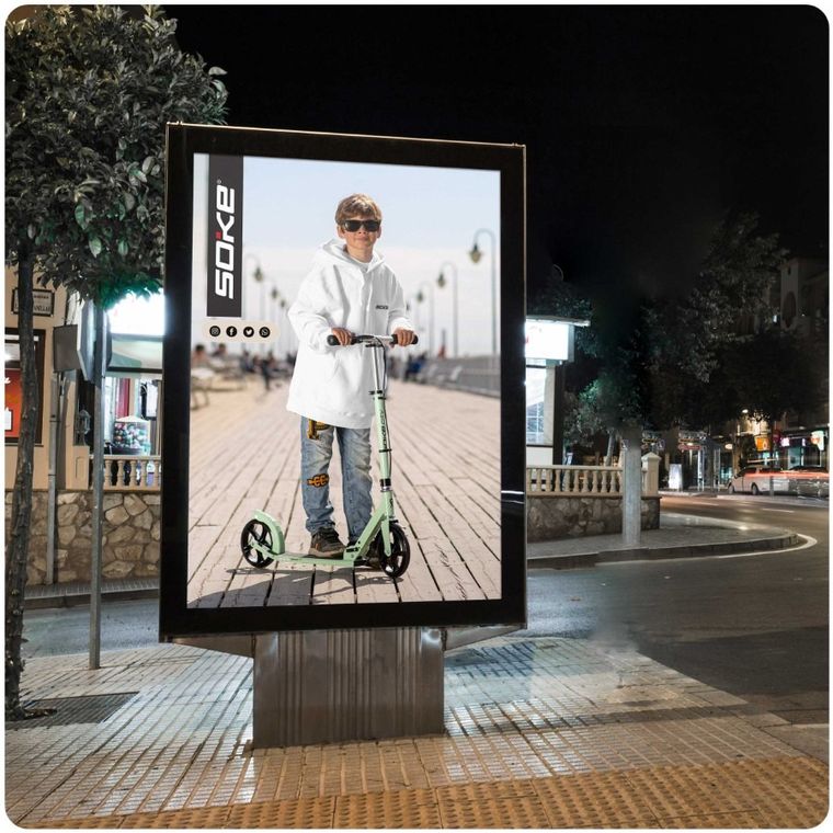 Soke, City, hulajnoga miejska, składana, miętowa