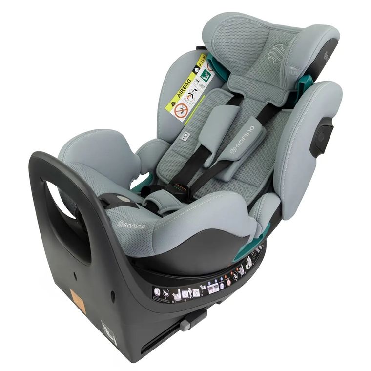 Sorino, Aurora, fotelik samochodowy z bazą, 360°, mint, 40-150 cm