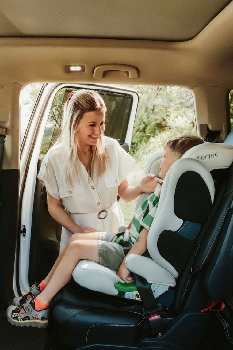 Sorino, Ceres, fotelik samochodowy, all black, 100-150 cm