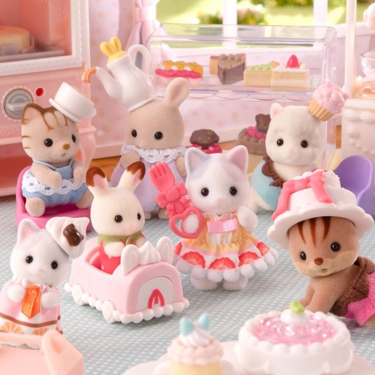 Sylvanian Families, Cake party, saszetka z figurką niespodzianką, 5765, 1 szt.