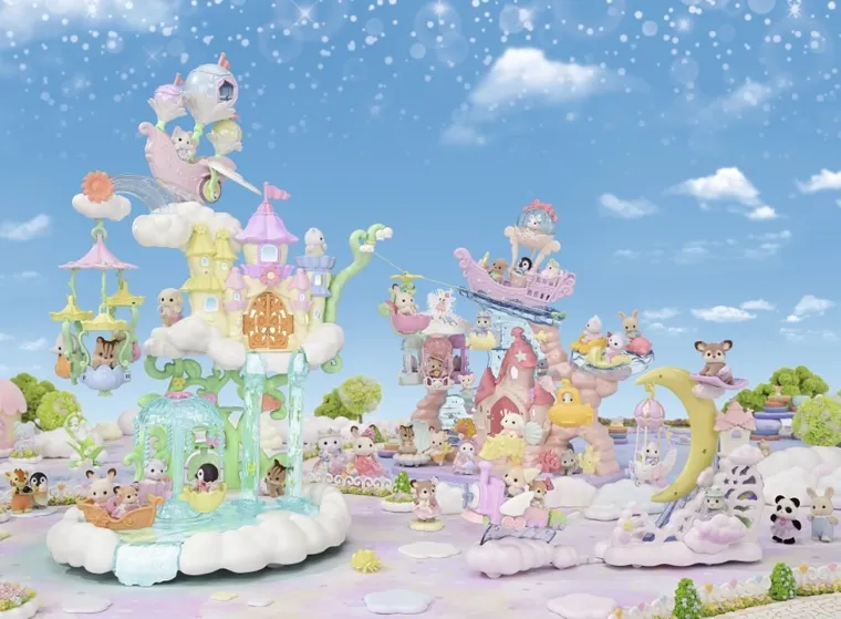 Sylvanian Families, Podniebny Pałac Kwiatowych Wróżek, zestaw z figurkami, 5815