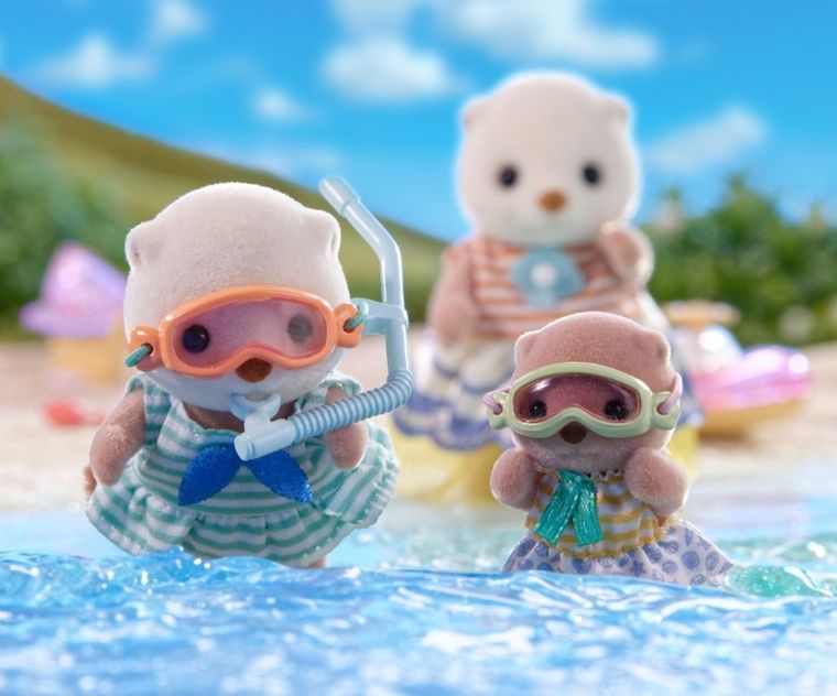 Sylvanian Families, Siostry Wydr Morskich na wakacjach, zestaw z figurkami, 5804