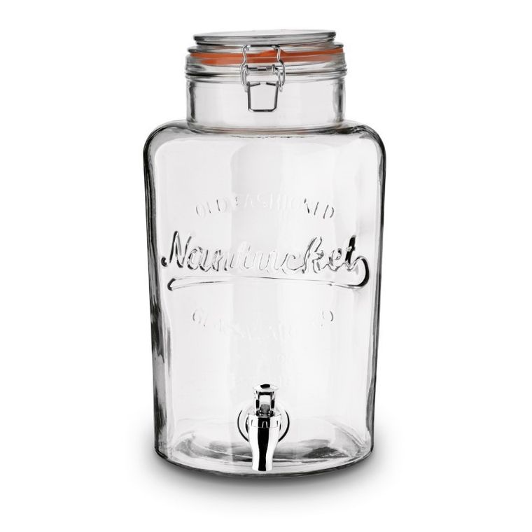 Tadar, Gregi, słoik z kranikiem i klipsem, 6,5 l