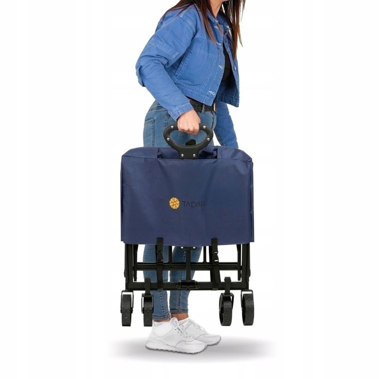 Tadar, wózek turystyczny/plażowy, 100l, 73-90-46,5 cm