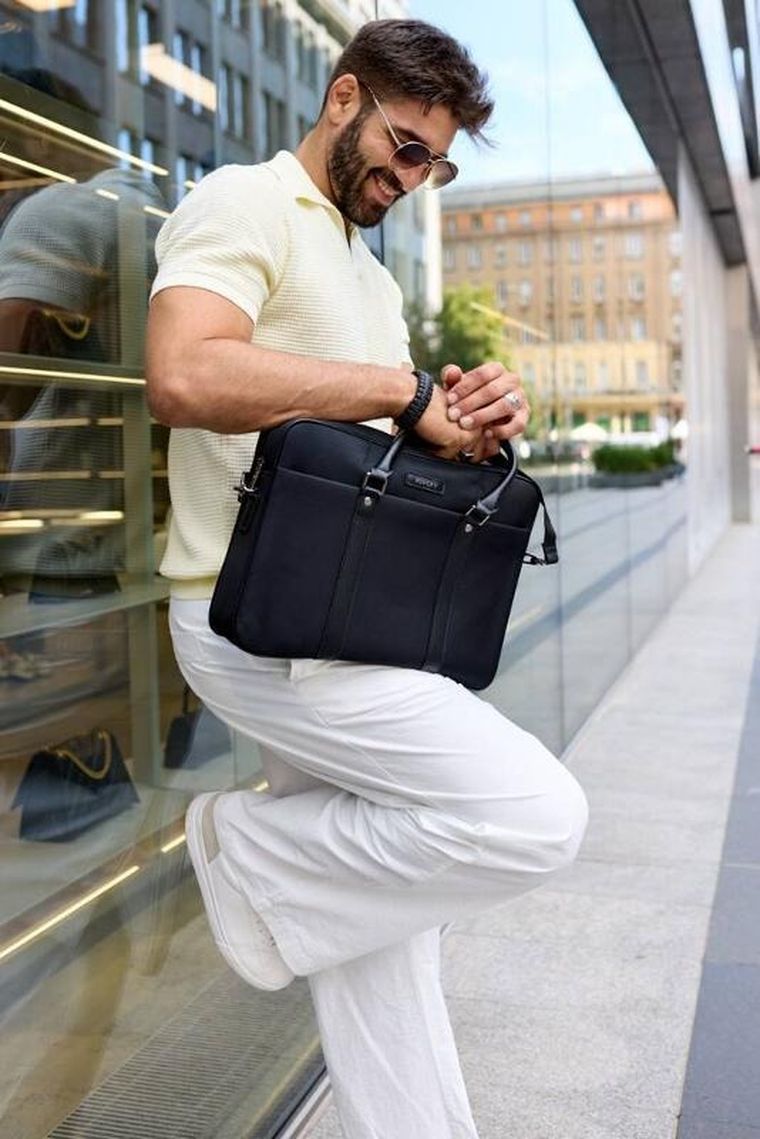 Torba na laptopa, czarna, 15", Rovicky