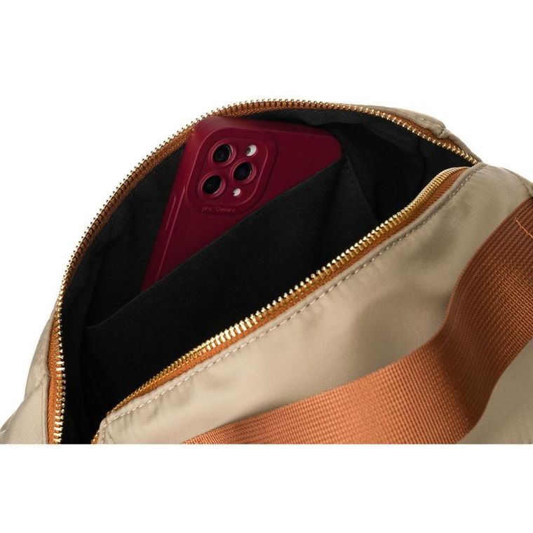 Torebka listonoszka, khaki, skóra ekologiczna, Petreson