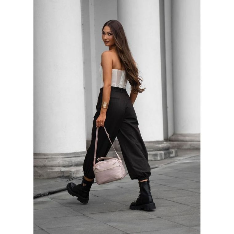 Torebka listonoszka, różowa, Peterson