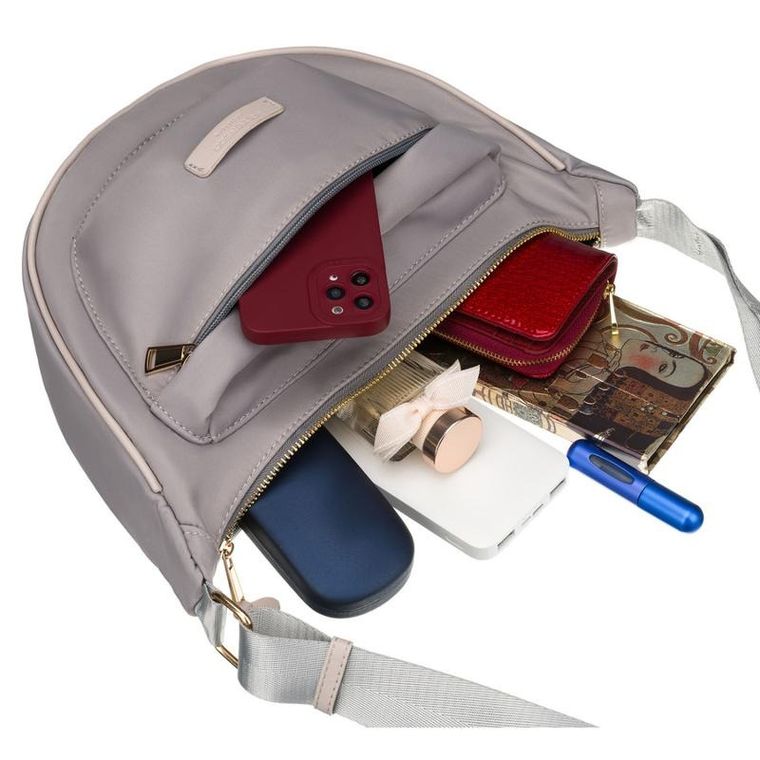 Torebka listonoszka, szara, Peterson