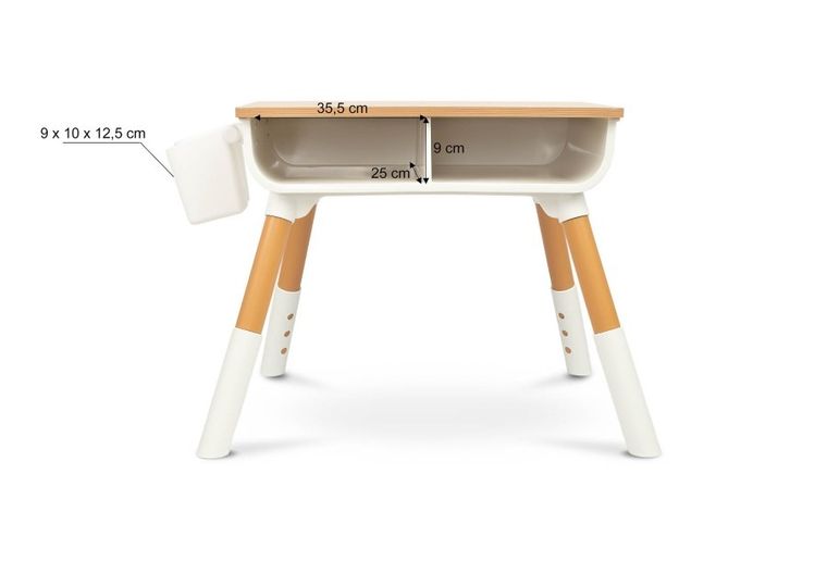 Toyz, Lara, stolik dziecięcy i krzesełko, grey